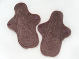 Brown OBV 11" cloth pads (set of TWO)